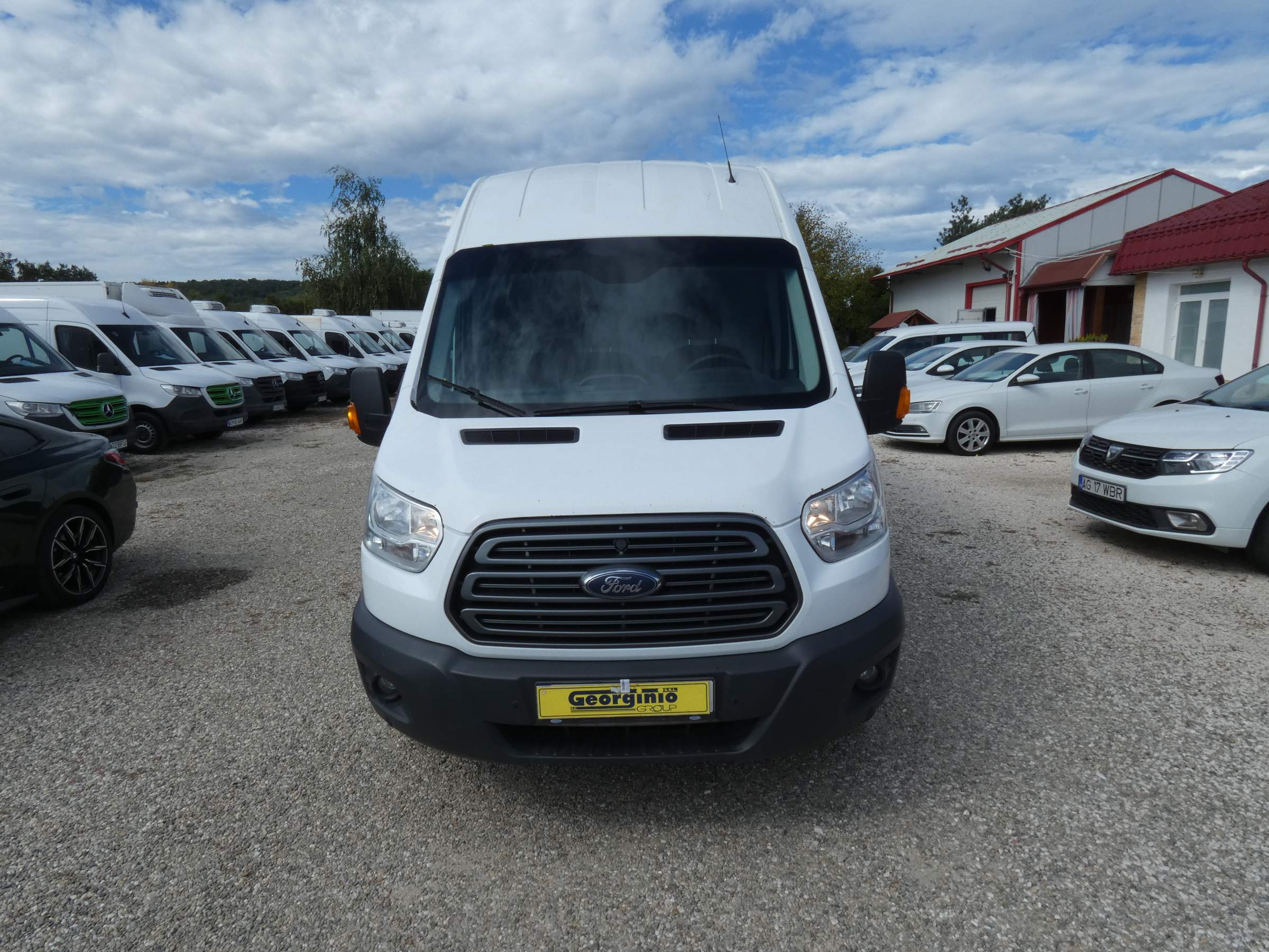 Ford Transit Jumbo cu macara Palfinger